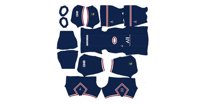 Kit PSG Dream League Soccer sân nhà