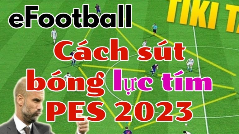 cách sút lực tím trong PES