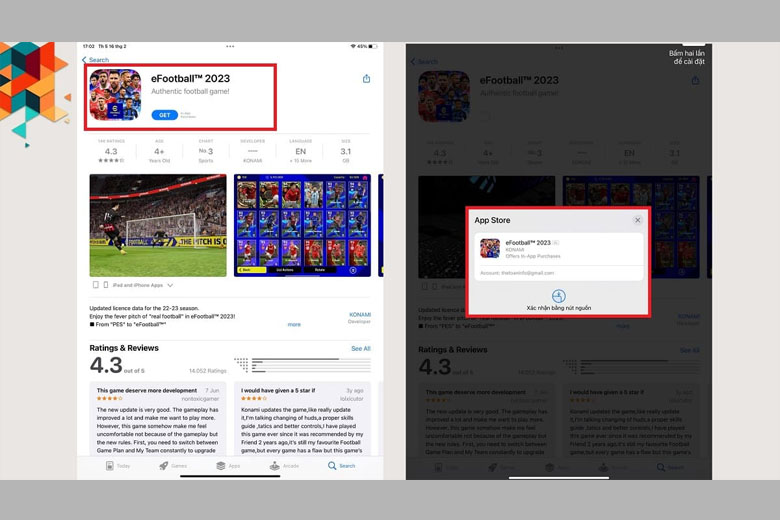 cách tải efootball 2023 android 